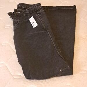 (EC) J. Galt black w white stitched jeans